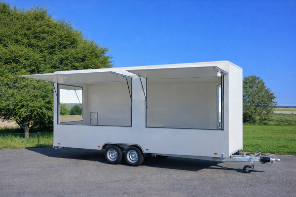 Verkaufsanhänger 5,2 Meter, 3,5 Tonnen, Imbissanhänger, Gastroanhänger